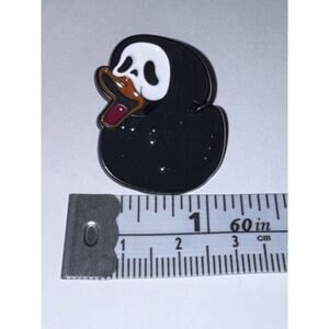 Ghost Face Duck Pin Brooch